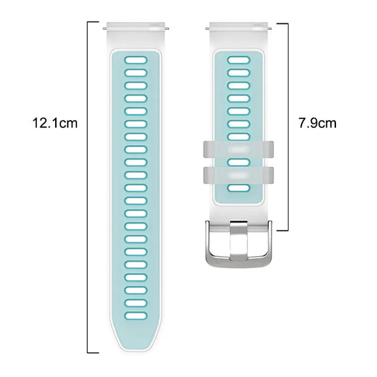 Transparent Candy Color Silicone Strap For Garmin Forerunner 265 265s 255 55 158 165 Music 570 Venu 4 3 3s 2 SQ Vivoactive 6 5