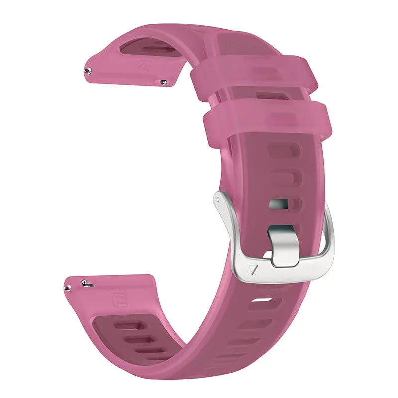 Transparent Candy Color Silicone Strap For Garmin Forerunner 265 265s 255 55 158 165 Music 570 Venu 4 3 3s 2 SQ Vivoactive 6 5
