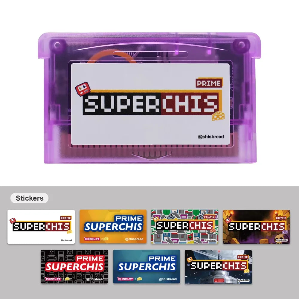 SuperChis Prime GBA Cart Reader with 256KB SRAM, 1Gbit NOR Flash, 1Mbit SRAM, SuperFW for GBA, GB Player, NDS, NDSL Console