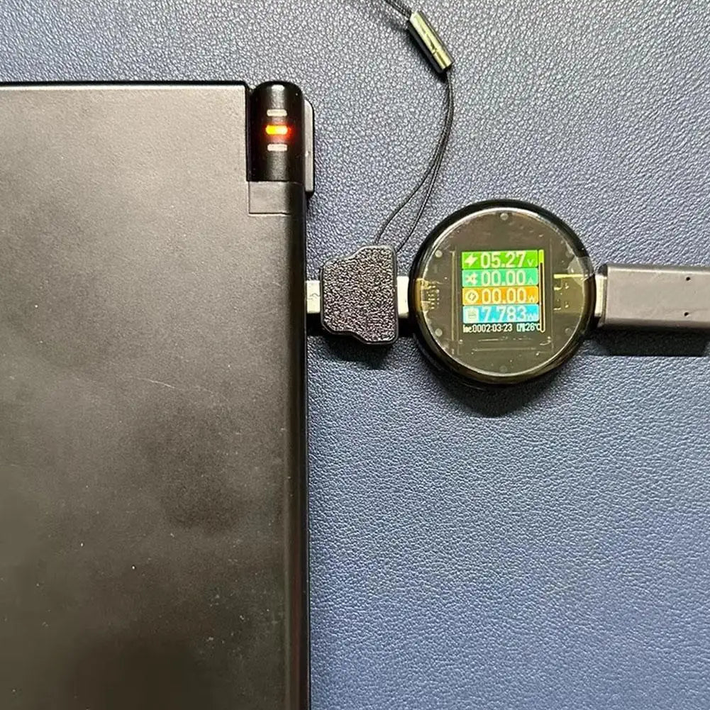 Charge Converter For Ndsi/2ds/3ds Converter Type C Charging Cable Adapter Support C To C A To C With Lanyard Holes Easy Use