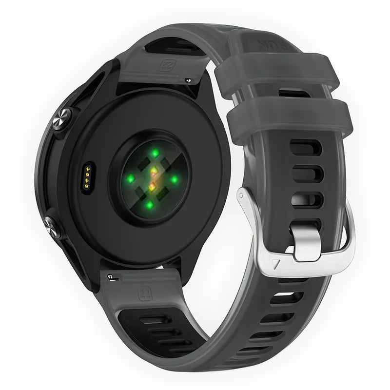 Transparent Candy Color Silicone Strap For Garmin Forerunner 265 265s 255 55 158 165 Music 570 Venu 4 3 3s 2 SQ Vivoactive 6 5