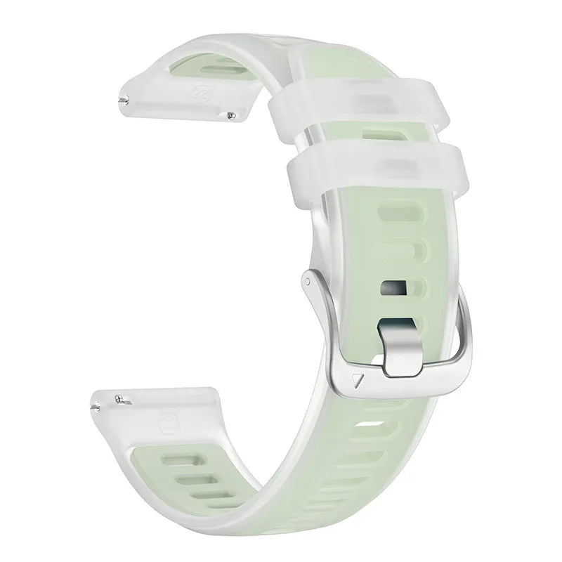 Transparent Candy Color Silicone Strap For Garmin Forerunner 265 265s 255 55 158 165 Music 570 Venu 4 3 3s 2 SQ Vivoactive 6 5