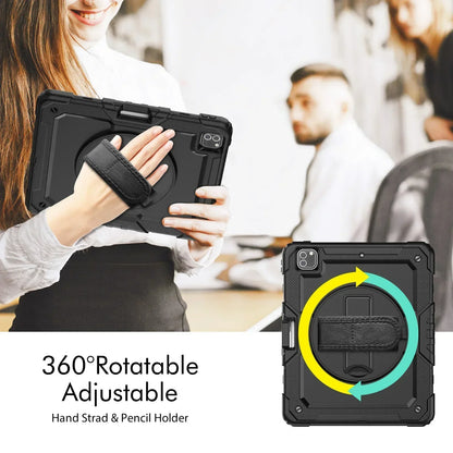 360 Rotation Kids Stand Tablet Case for 2026 New IPad Air 8 M4 11 13 inch , For iPad A19 12th 11th 10th A16 Air 7 6 M3 M2 Cover