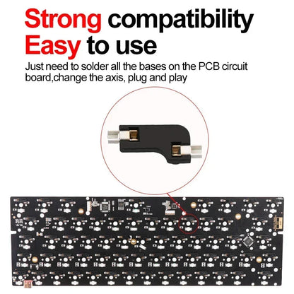 10/30/70/110pcs Kailh Hot Swapping PCB Socket Mechanical Keyboard Hot Swap Dock for Outemu Cherry MX Switches DIY Connector