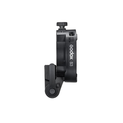 Godox S3 Speedlite Bracket with Bowens Mount for On-camera Flash V100 V860 AD200Pro II Accessories