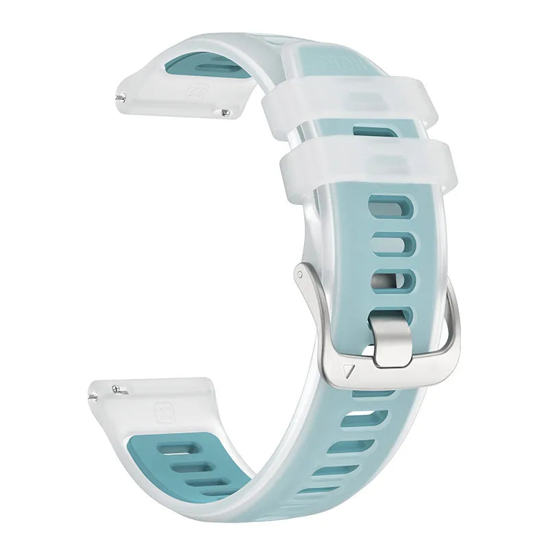 Transparent Candy Color Silicone Strap For Garmin Forerunner 265 265s 255 55 158 165 Music 570 Venu 4 3 3s 2 SQ Vivoactive 6 5