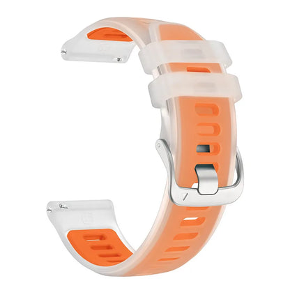 Transparent Candy Color Silicone Strap For Garmin Forerunner 265 265s 255 55 158 165 Music 570 Venu 4 3 3s 2 SQ Vivoactive 6 5